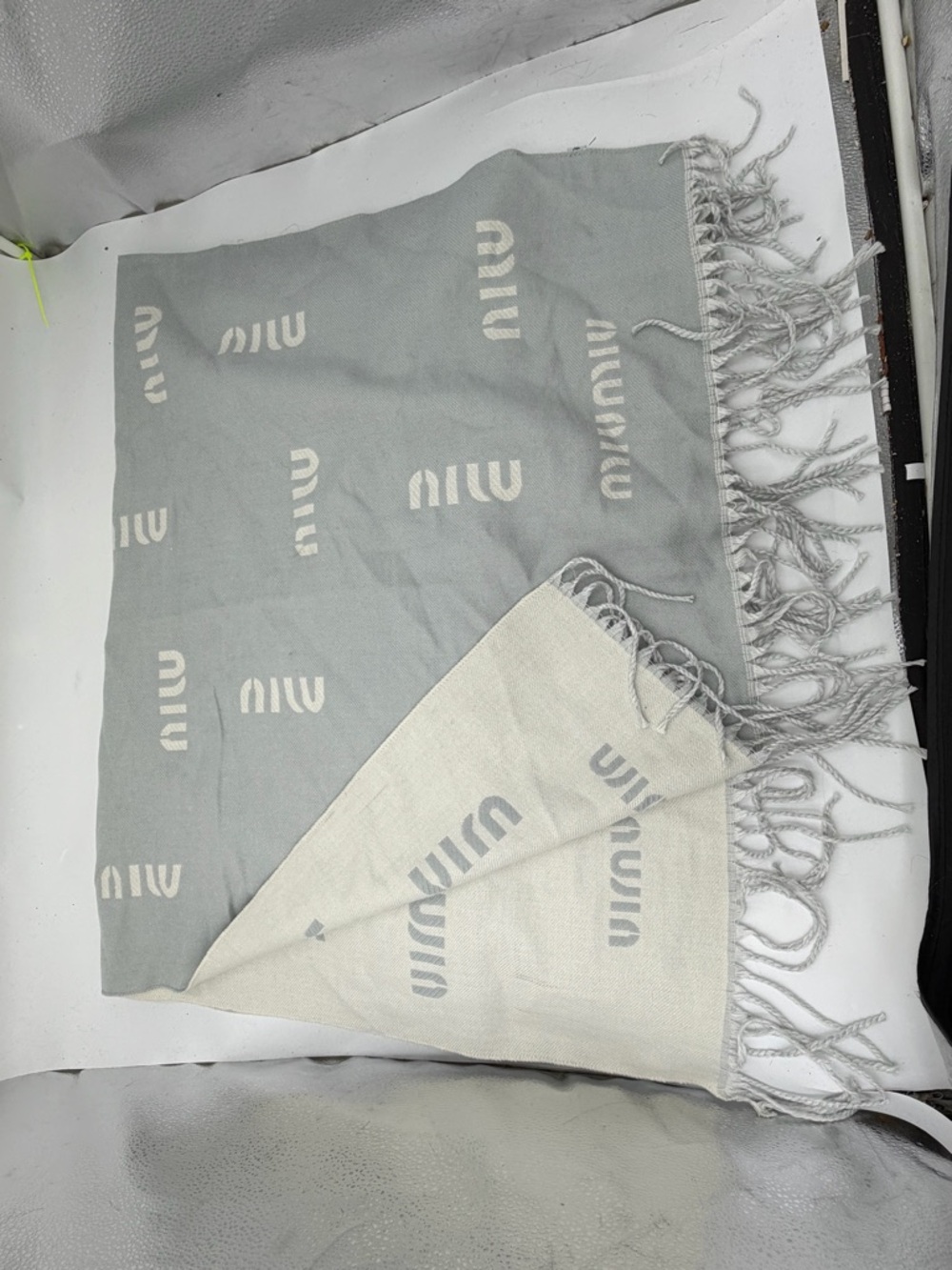 Pre Loved Miu Miu Scarf  Shawl Authentic Cashmere Silk,